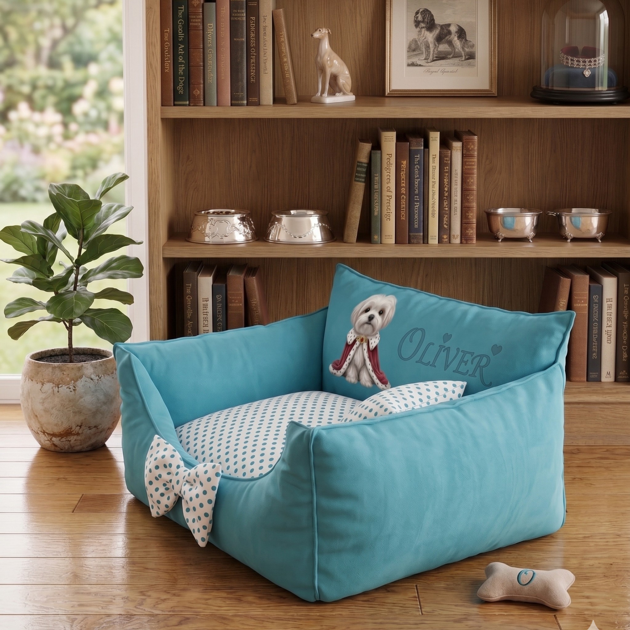 Cuccia per Cani Personalizzabile Cotone - Nome Ricamato